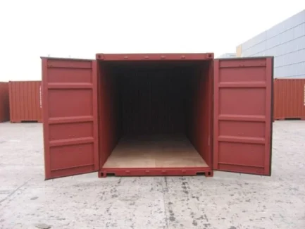 CONTENEDOR AUTOSERVICIO DE 20 PIES CON PISO DE BAMBÚ – ROJO - Imagen 2