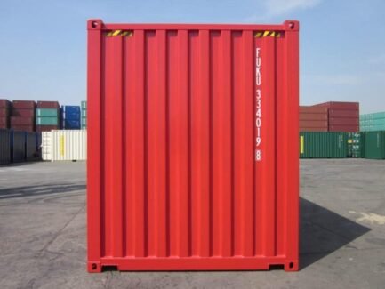 Contenedor de envío de 20 pies High Cube (rojo) - Imagen 7